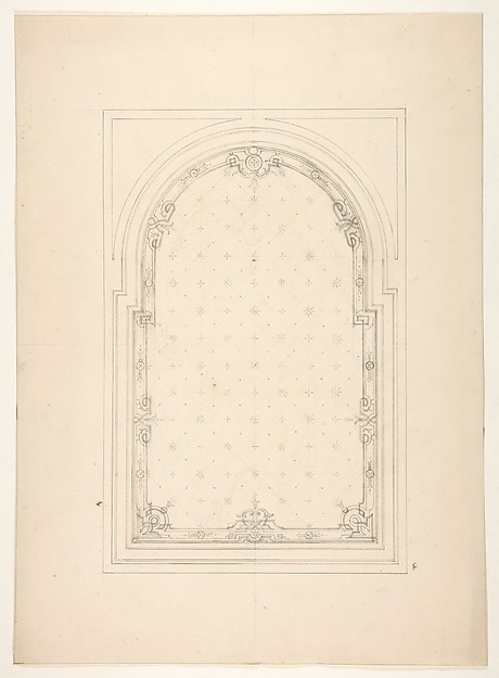 Jules-Edmond-Charles Lachaise, Design for a ceiling