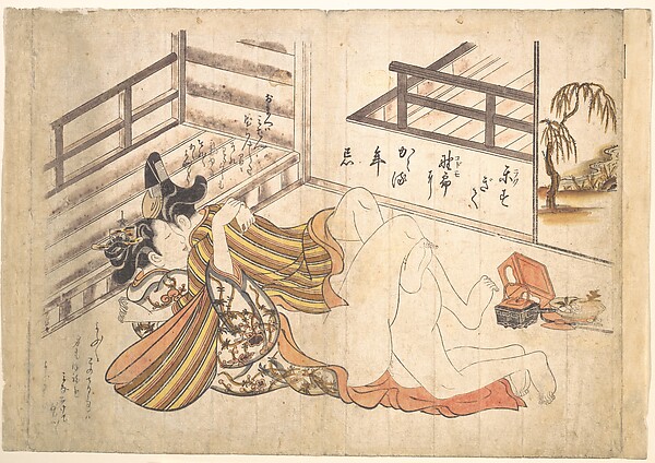 Okumura Masanobu, Bedroom Scene