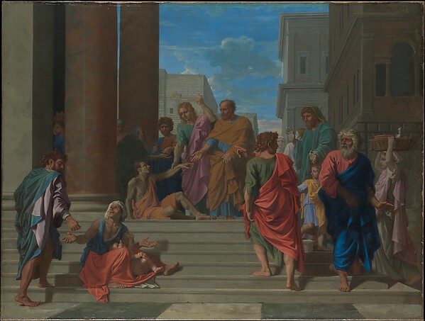 Nicolas Poussin, Saints Peter and John Healing the Lame Man