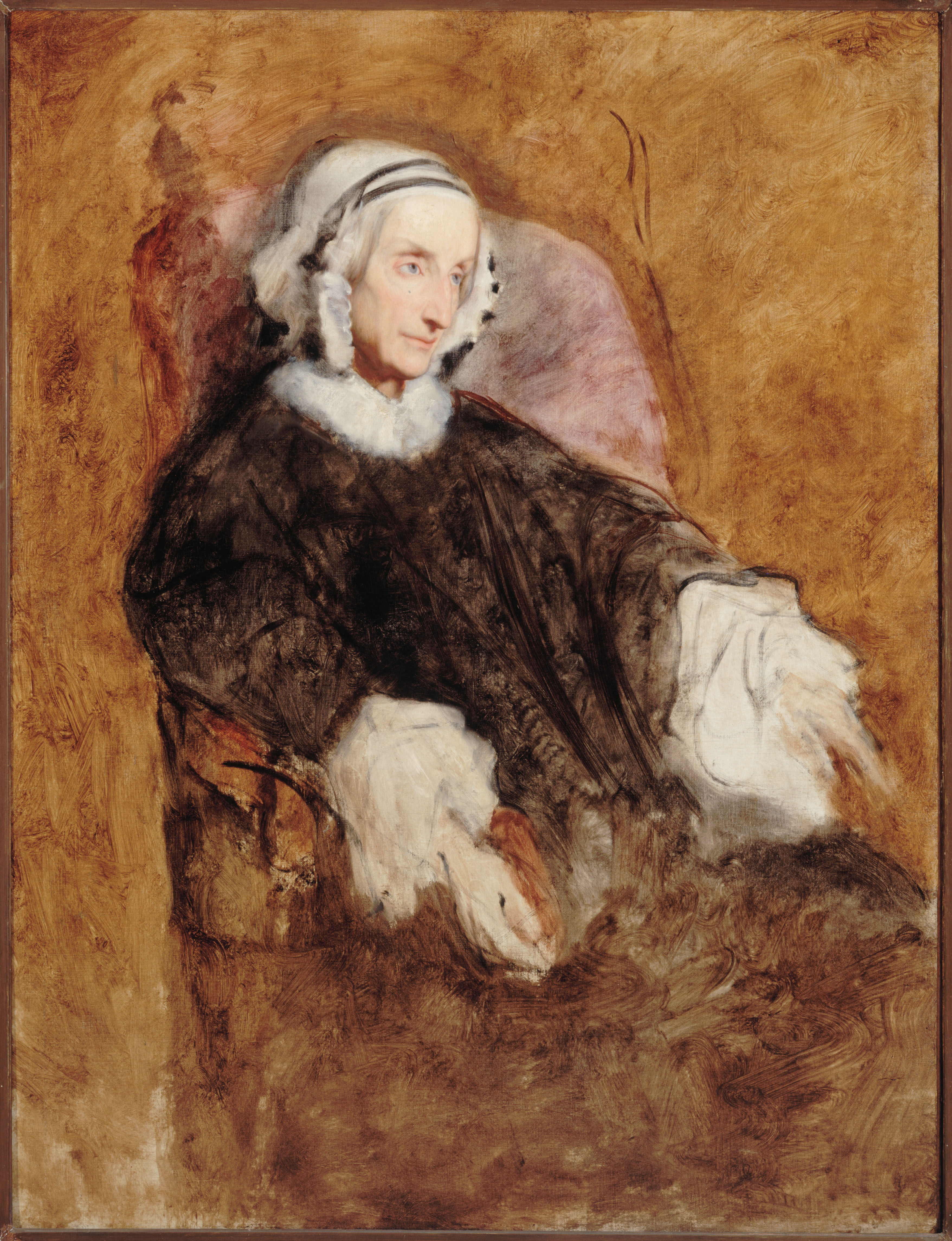 Ary Scheffer, Portrait de la Reine Marie-Amélie en deuil
