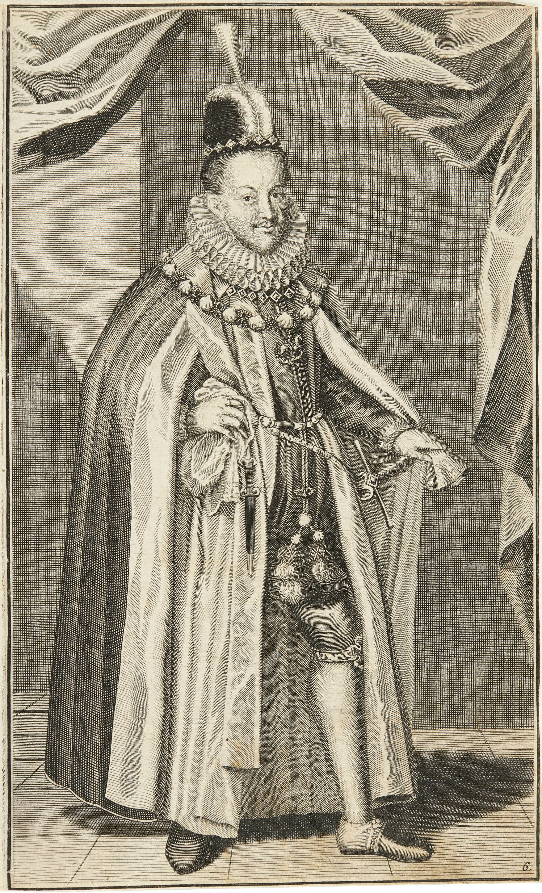 Andreas Matthäus Wolfgang, Bildnis Herzog Friedrich I. von Württemberg