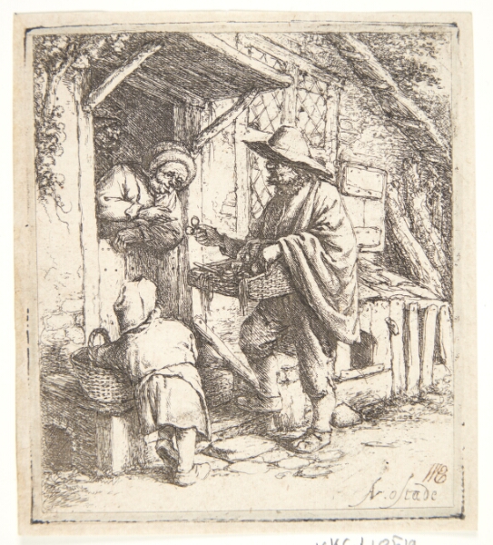 Adriaen van Ostade, Brillesælgeren