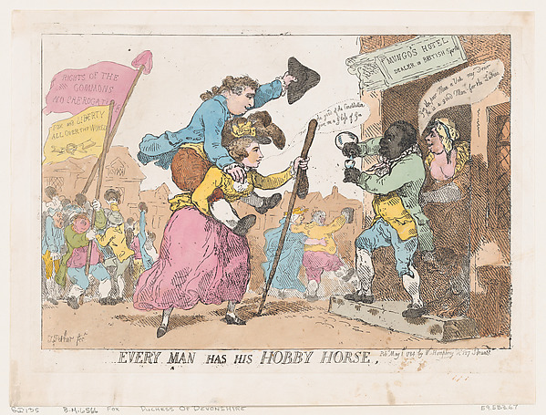 Thomas Rowlandson, Every Man Has His Hobby Horse