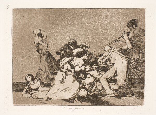 Francisco de Goya, Og de er som furier (5)