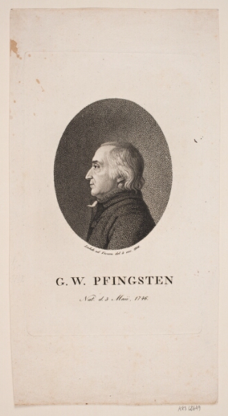 Gerhard Ludvig Lahde, G. W. Pfingsten
