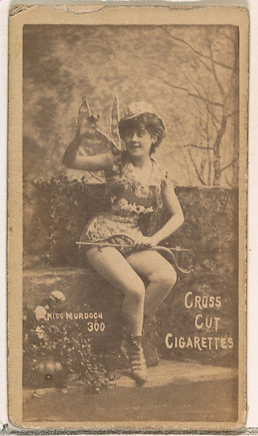 W. Duke, Sons & Co., Card Number 300, Miss Murdoch, from the Actors and Actresses series (N145-1) issued by Duke Sons & Co. to promote Cross Cut Cigarettes