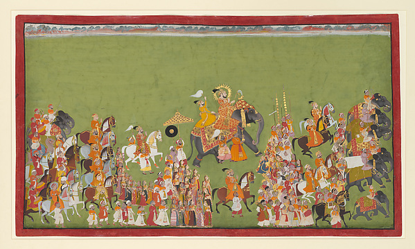 Unidentified artist, Maharana Jagat Singh II in a wedding procession