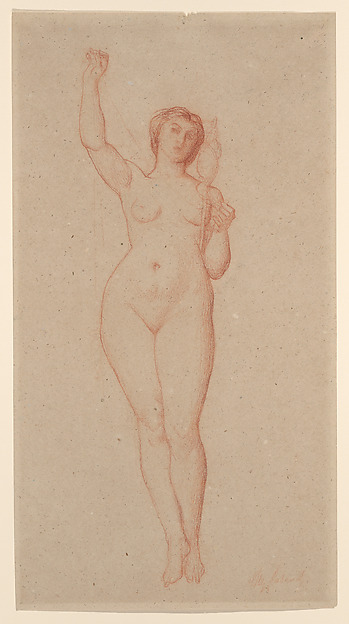 Alexandre Cabanel, Study for "The Hours," Hôtel Pereire, Paris