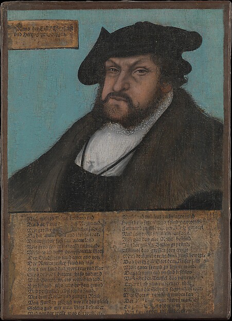 Lucas Cranach the Elder, Johann I (1468–1532), the Constant, Elector of Saxony