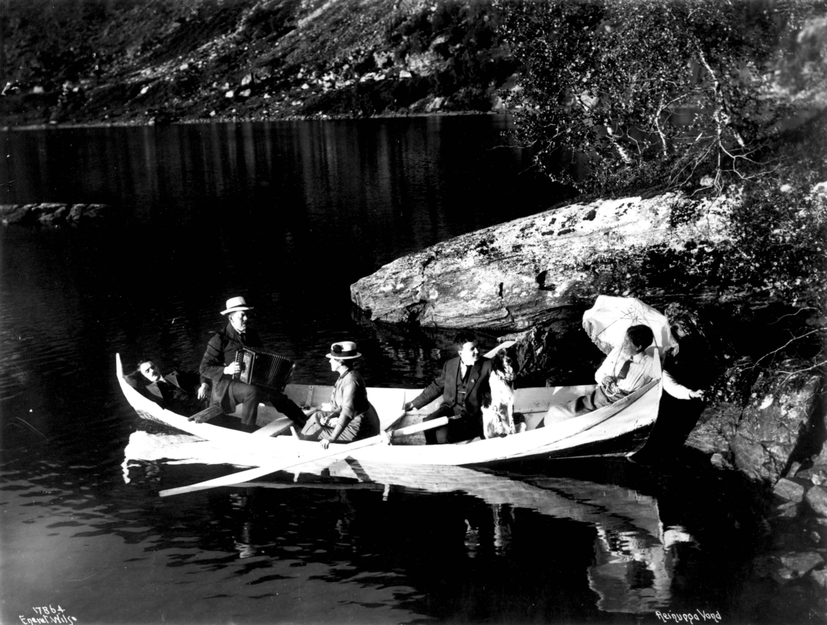 Anders Beer Wilse, Båttur på Reinungavann