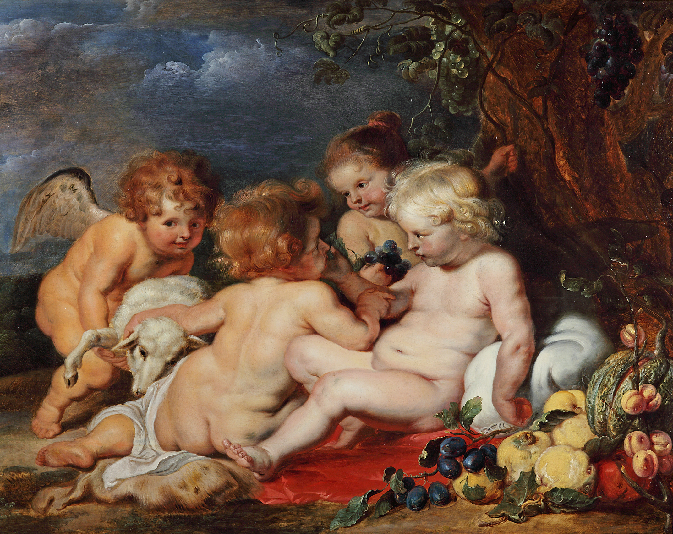 Peter Paul Rubens, Christ with Young St. John and Angels