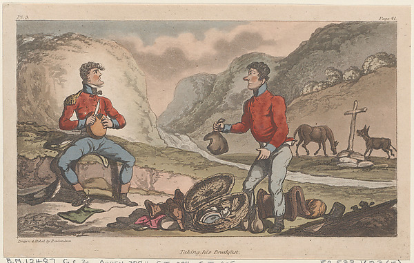 Thomas Rowlandson, Taking his Breakfast