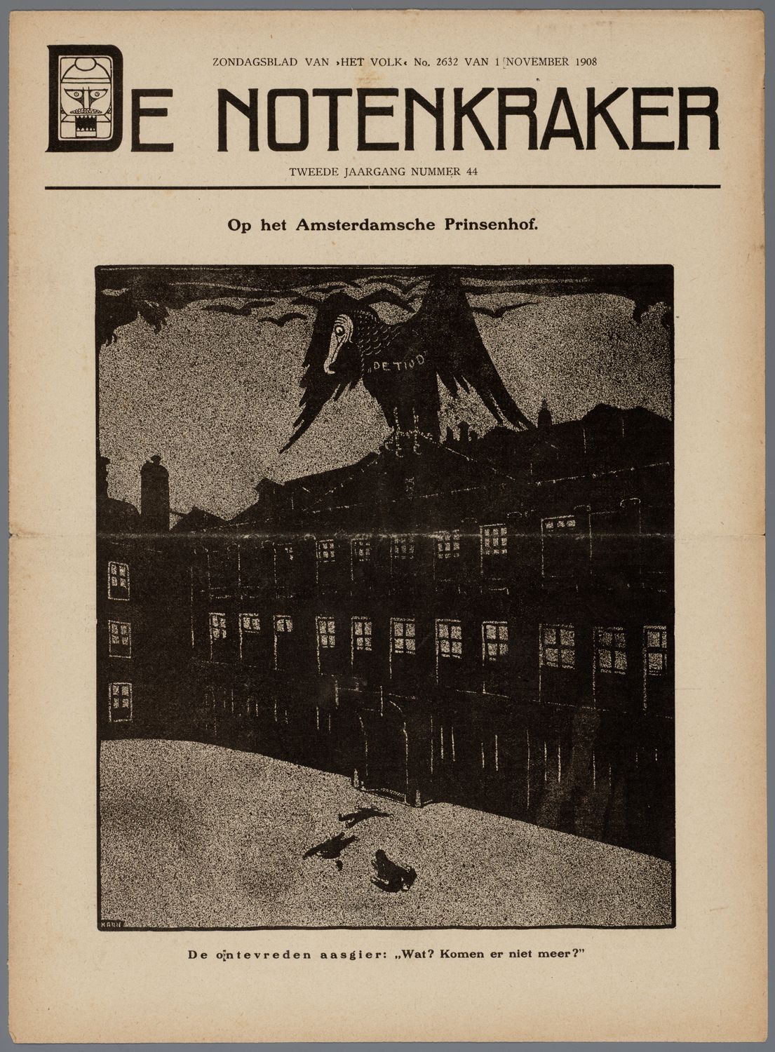 Hahn, Albert,draughtsman., Op het Amsterdamsche Prinsenhof