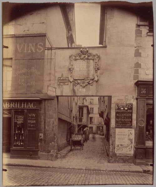Eugène Atget, Impasse Barbette