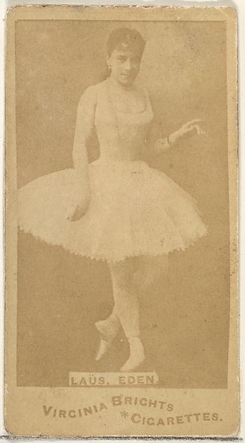 Allen & Ginter, Laus, Eden, from the Actors and Actresses series (N45, Type 1) for Virginia Brights Cigarettes