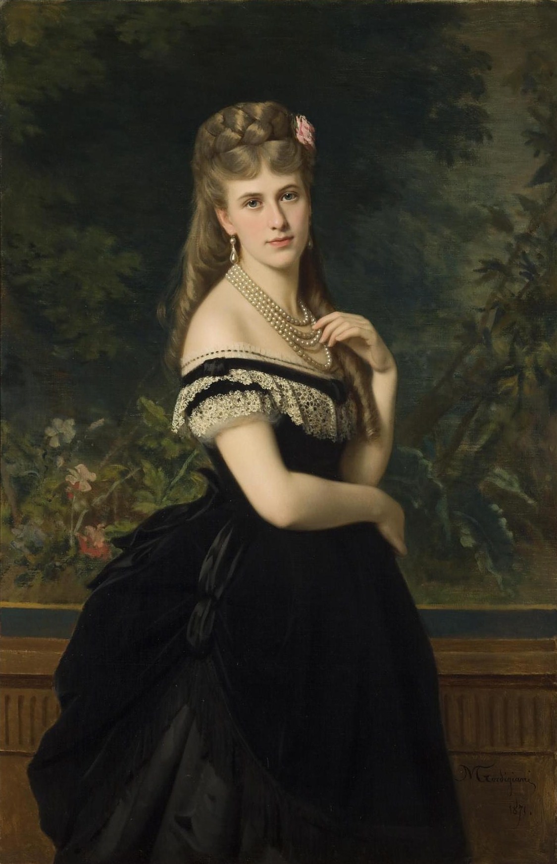 Michele Gordigiani, Portrait of Berg