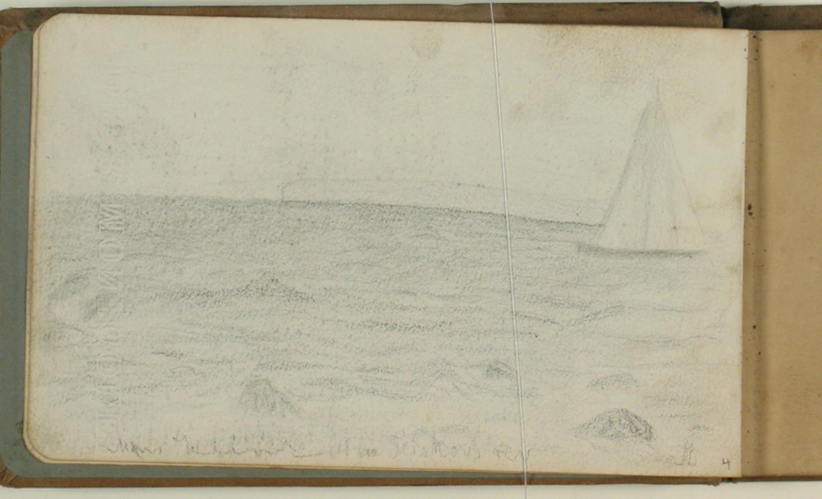 Niels Larsen Stevns, Møns Klint, set fra Filskov