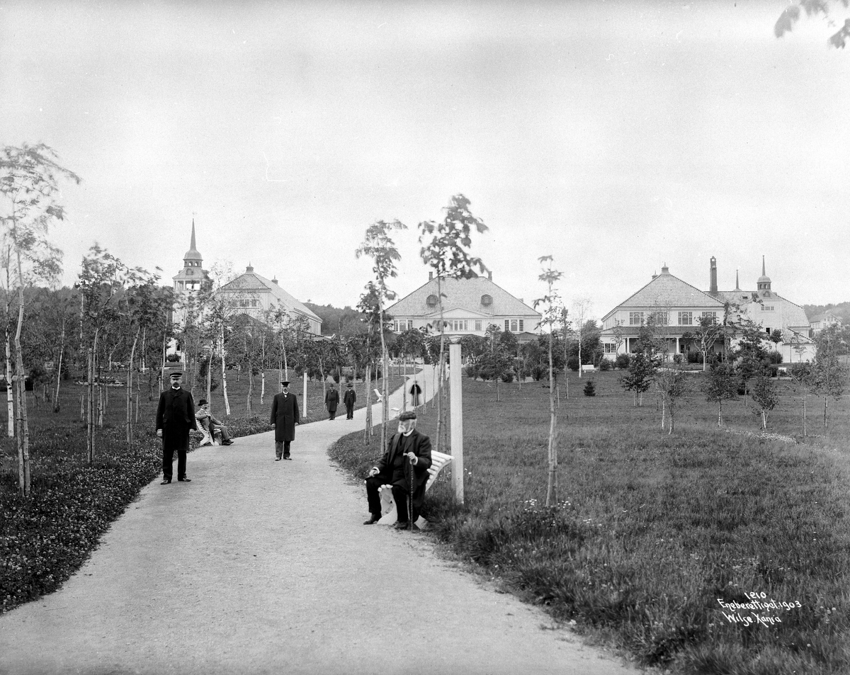 Anders Beer Wilse, Prot: Sandefjord - De nye Societetsbygninger 21. Juli 1903