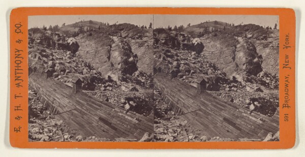 Edward and Henry T. Anthony & Co., View of Snow Sheds - Summits of Sierras. [Pacific R.R.]