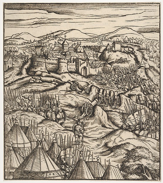 Hans Burgkmair, The Conquest of Gradisca, from "Der Weisskunig"
