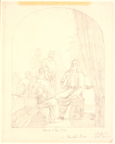 Christen Købke, Kristus og Nikodemus