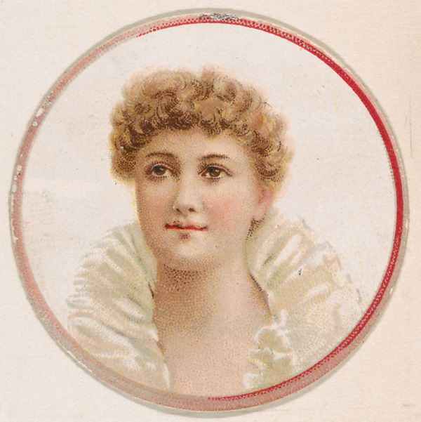 Kinney Brothers Tobacco Company, Portrait of woman, from the Novelties series (N228, Type 2) issued by Kinney Bros.