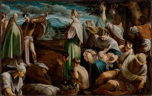 Jacopo Bassano, The Miracle of the Quails