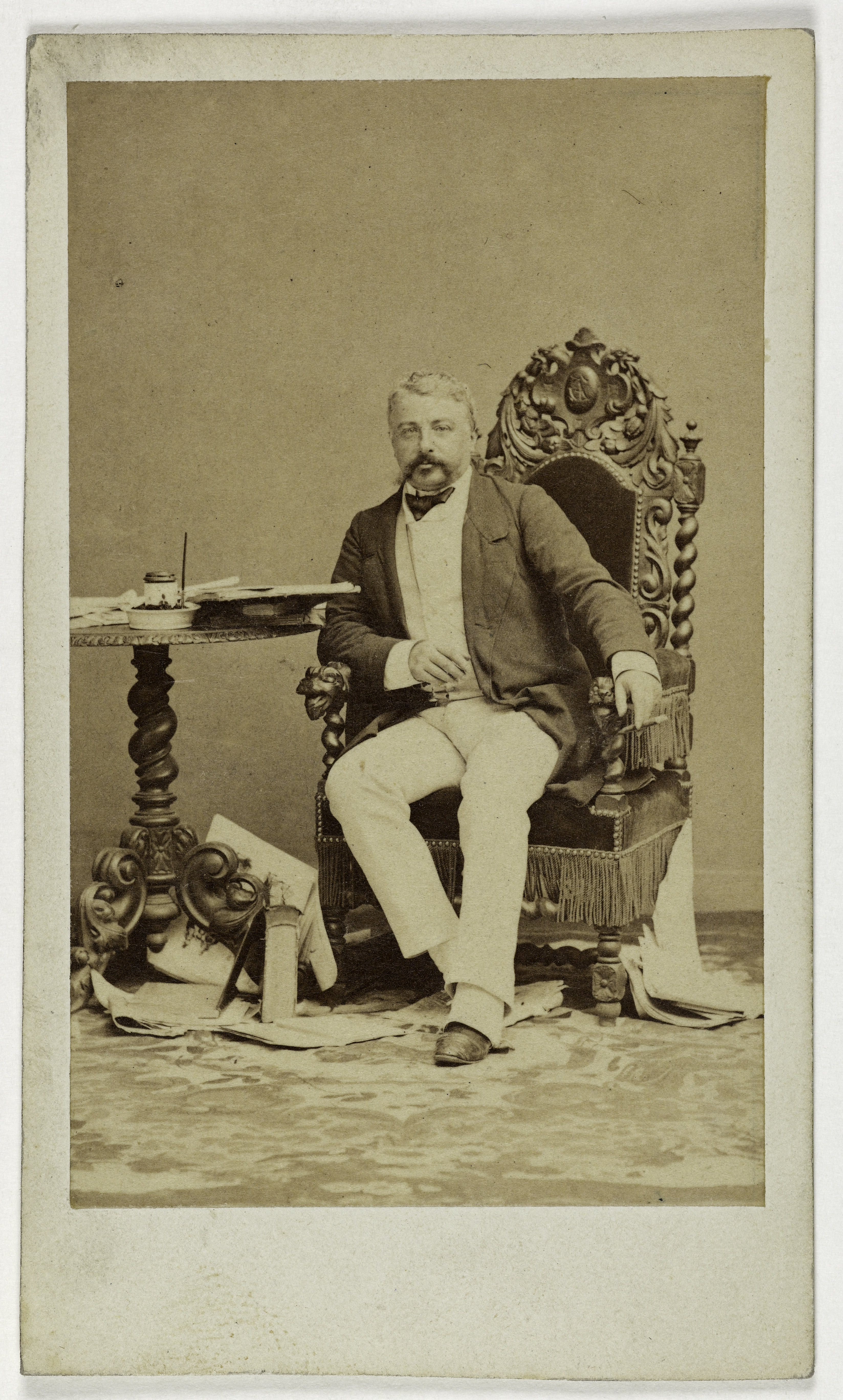 Anonyme, Portrait d'Ivoy (Paulze d'), homme de lettres, journaliste