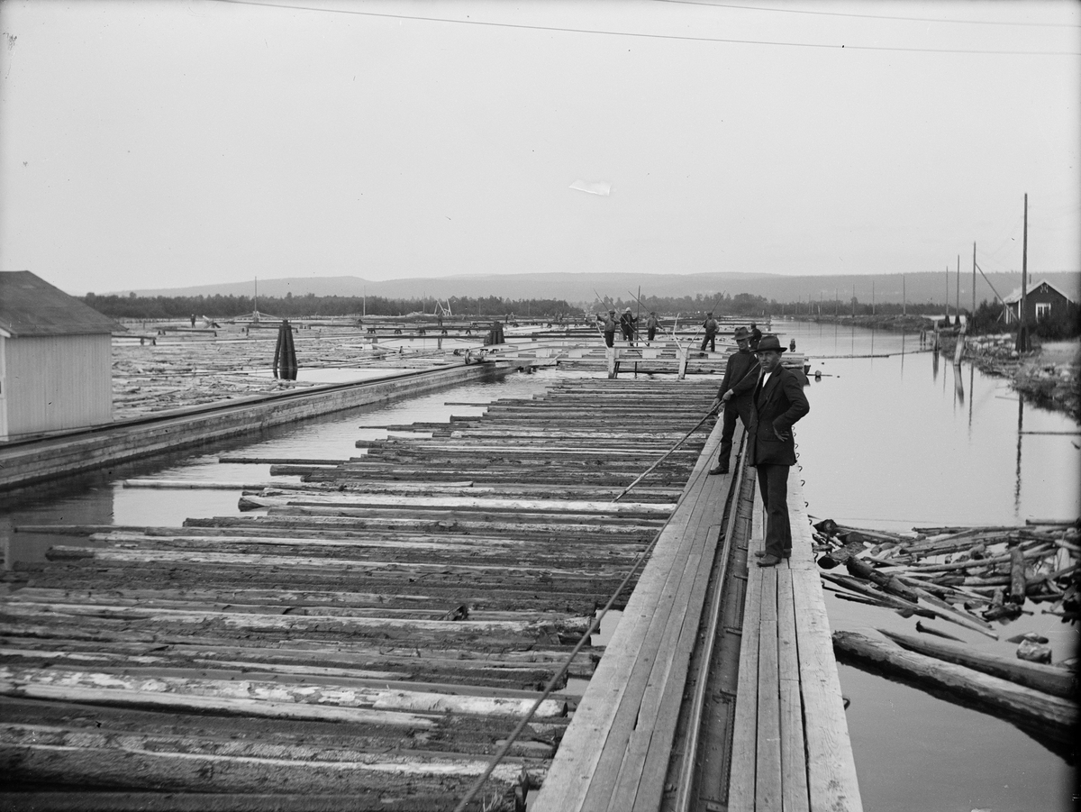 Josef Ärnström, Timmerflottning, sannolikt Medelpad