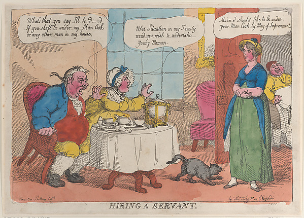 Thomas Rowlandson, Hiring a Servant