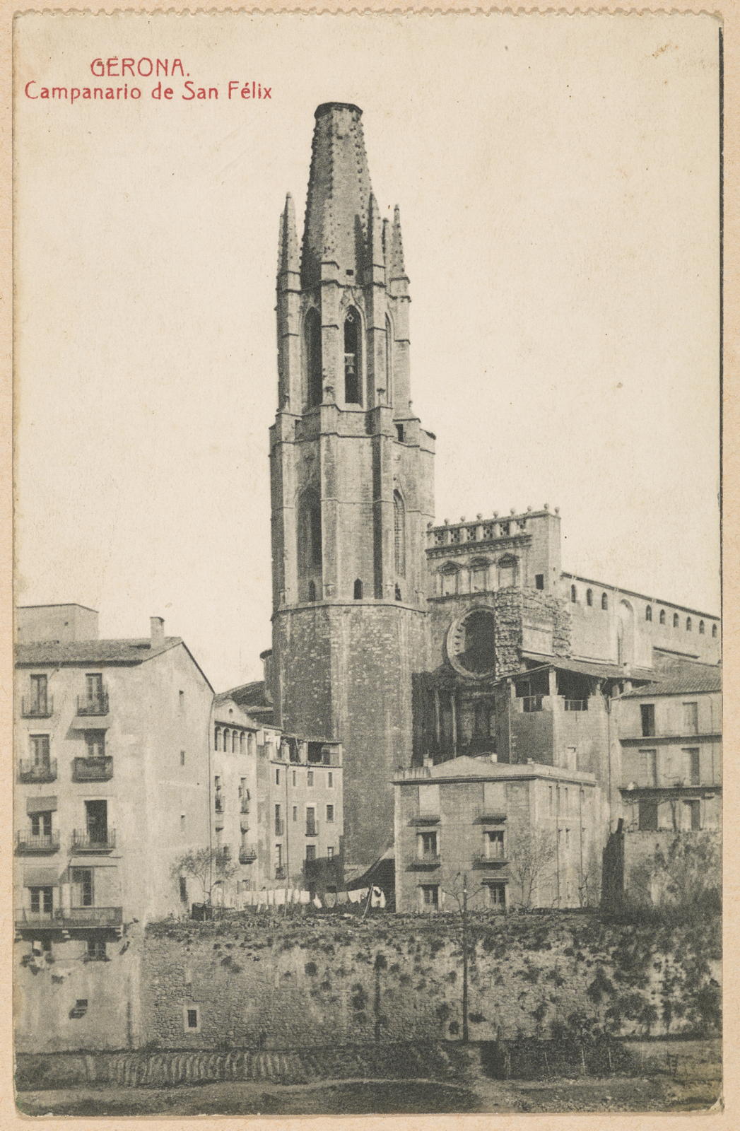 Desconegut, Gerona. Campanario de San Félix