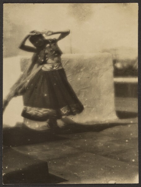 Louis Fleckenstein, [Female Dancer on Roof]