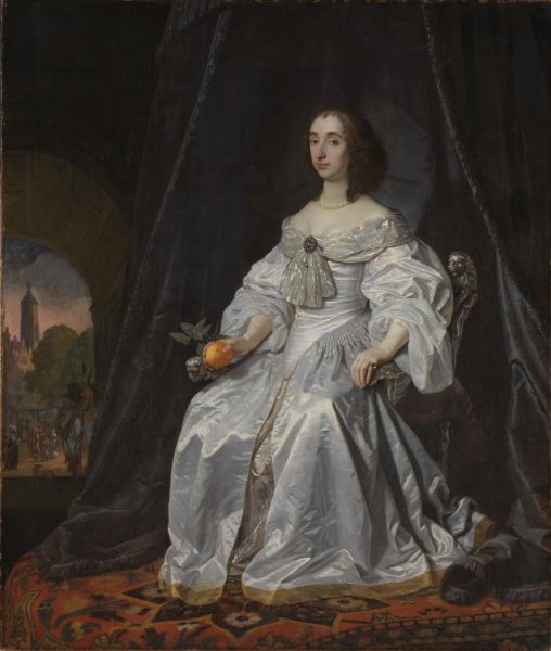 Bartholomeus van der Helst, Maria Stuart als weduwe van Willem II