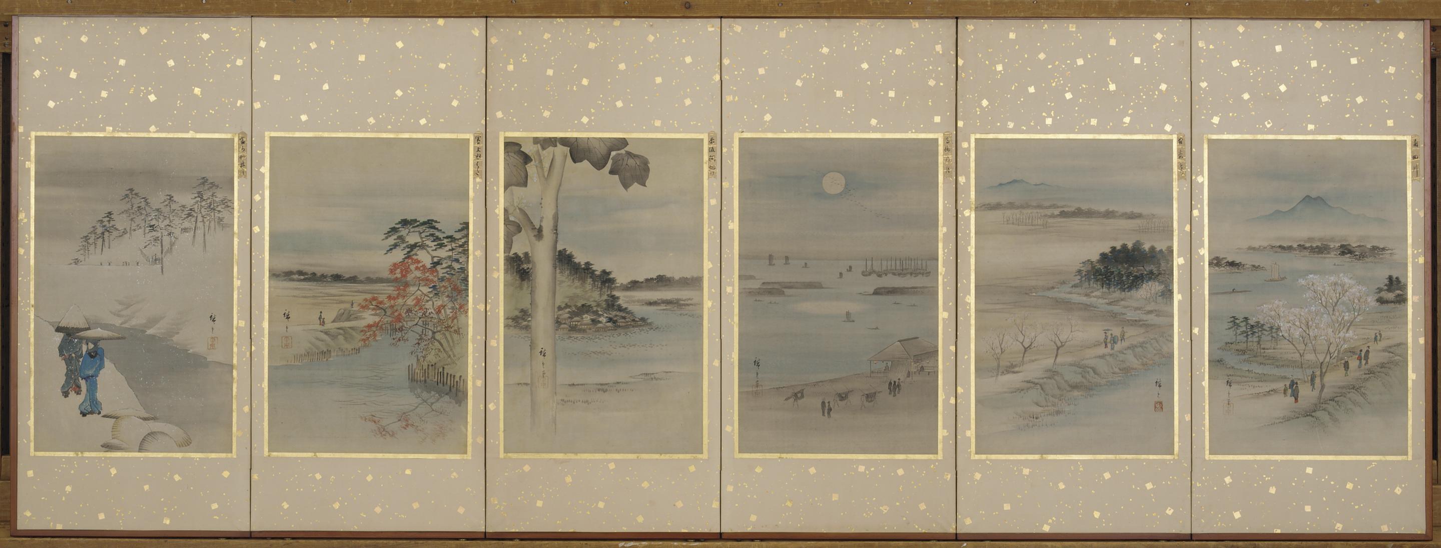 Utagawa Hiroshige, Famous Sites of Edo