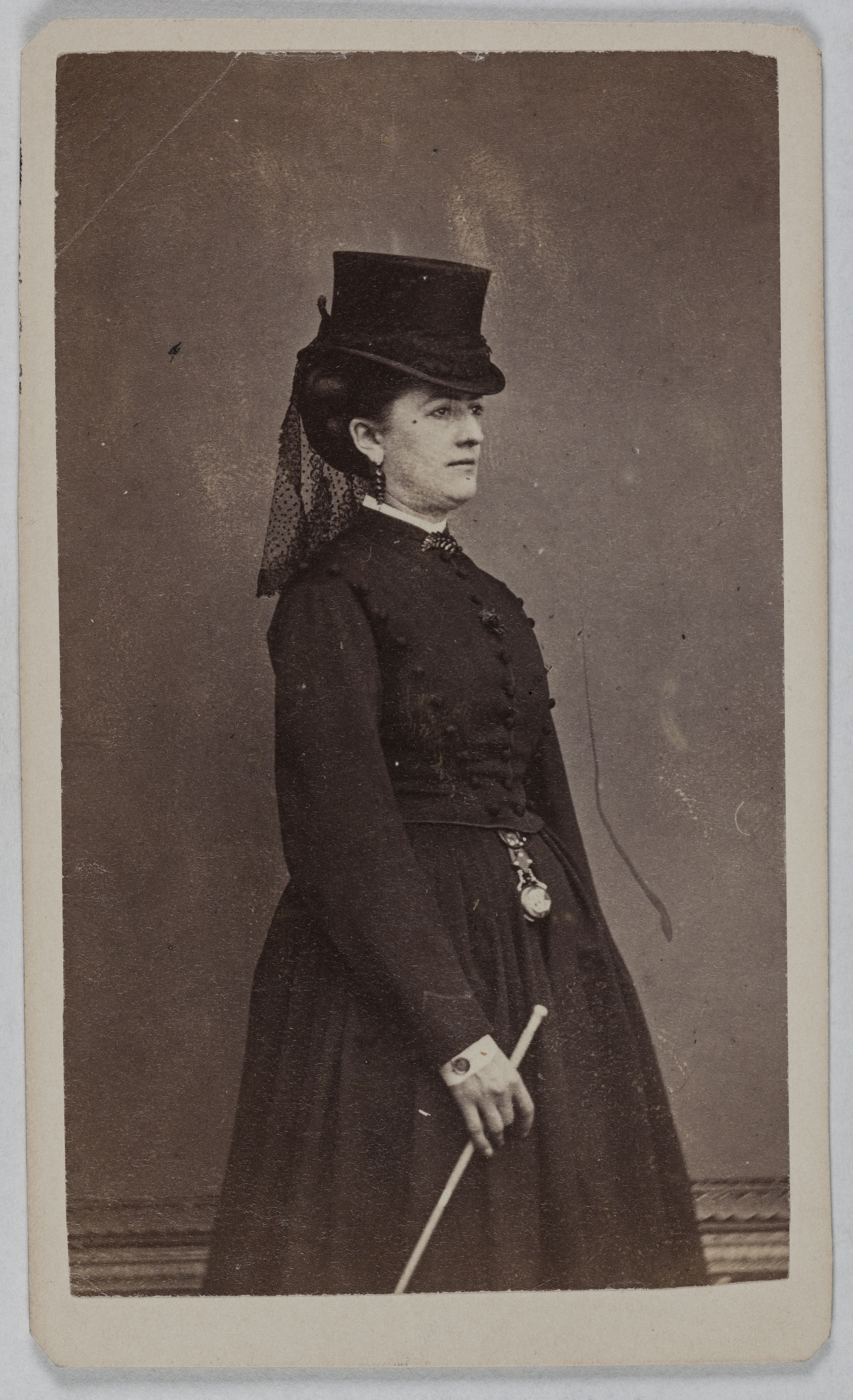 Anonyme, Portrait de Gabrielle Gauthier ( -vers 1883), (actrice)