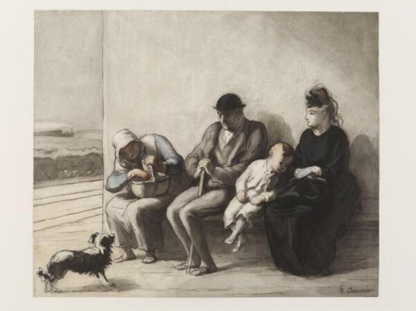 Honoré Daumier, L’attente à la gare