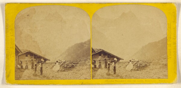William England, Le Wellhorn pris des Alpes, Rosenlaui. Suisse.