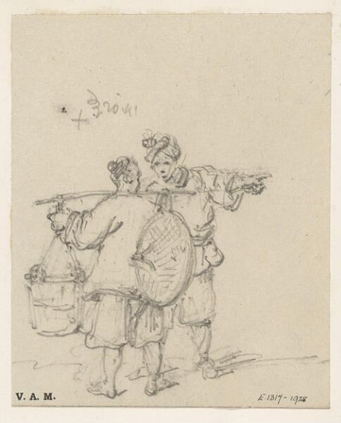 George Chinnery, Two Chinese figures