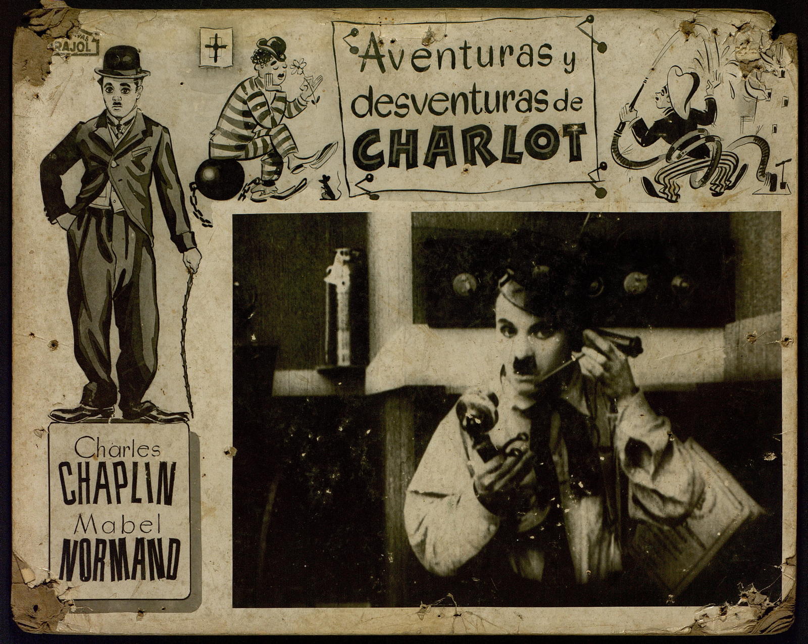 Desconegut, Aventuras y desventuras de Charlot