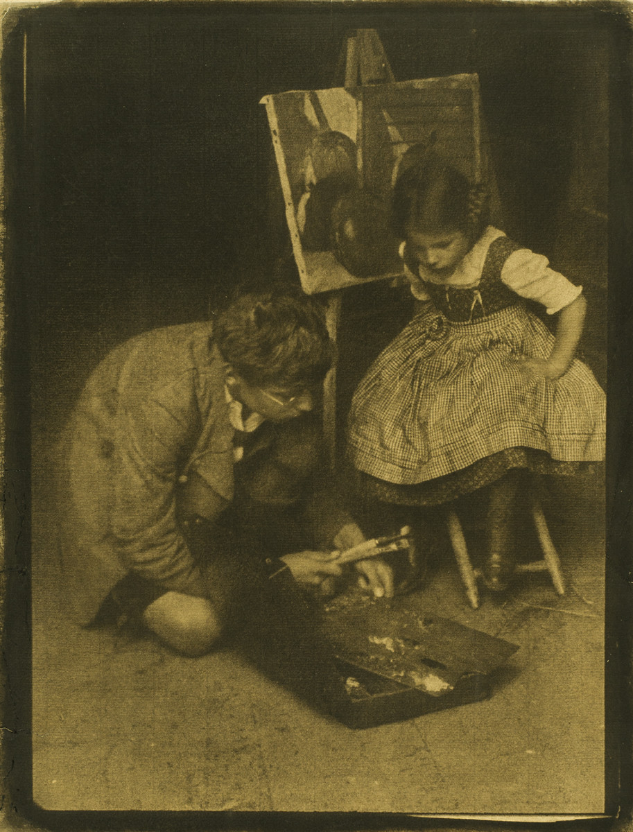 Heinrich Kühn, Walther und Lotte an der Staffelei