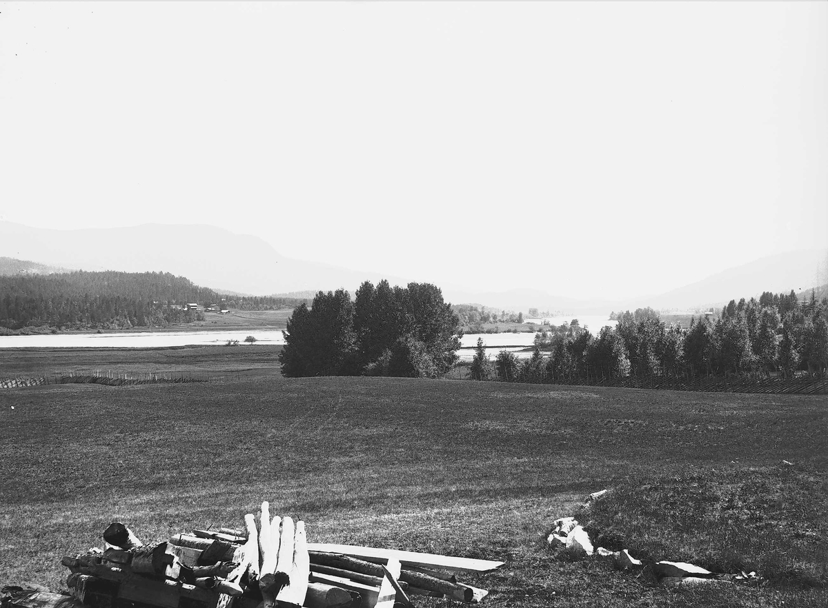 Axel Quinsgaard Wiborg, Antakelig Fetjan ved Folkehøgskolen, Idrettsskolen i Rollag. Numedalslågen, Numedal, Buskerud, 1906.