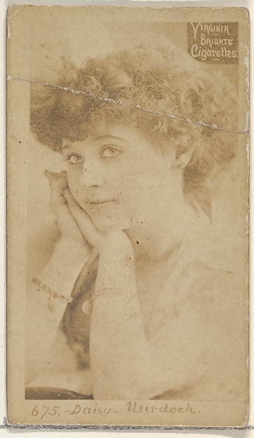 Allen & Ginter, Card 675, Daisy Murdoch, from the Actors and Actresses series (N45, Type 2) for Virginia Brights Cigarettes