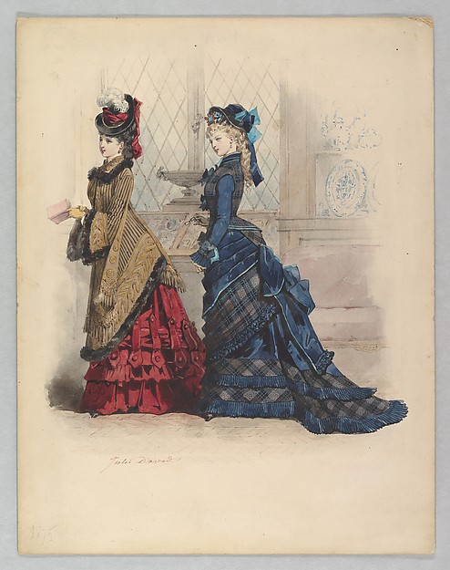 Jules David, Two Women in Day Dresses