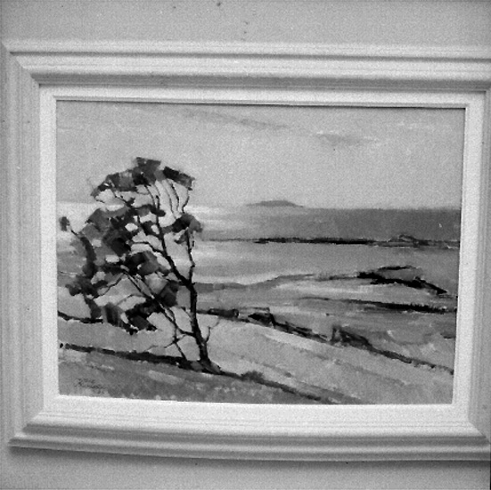 Knut Borg, Tavla. Artist: Nyström. Wallins Konsthall.