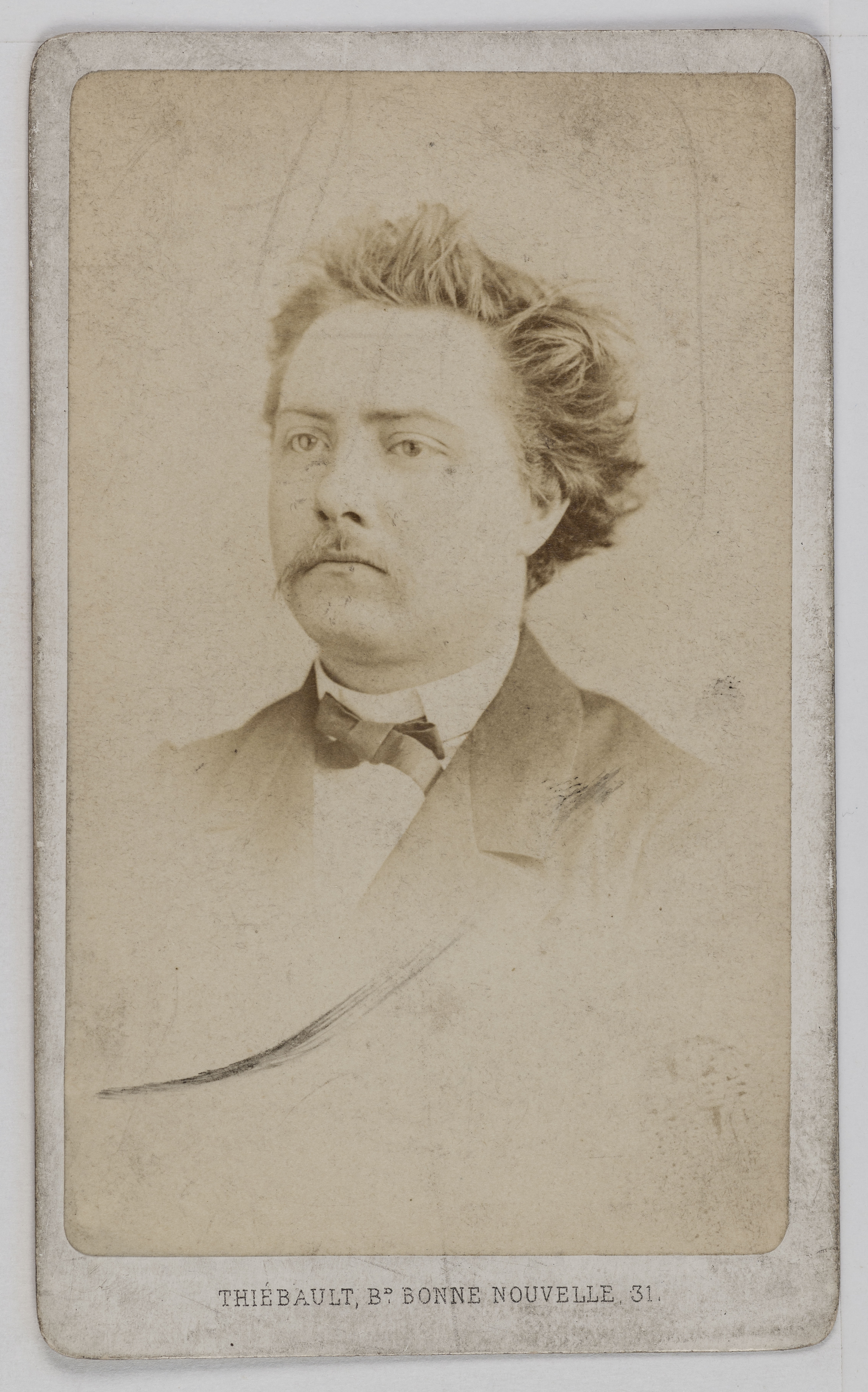 Bacard Fils, Portrait d'Eugène Vermesch ou Vermesh (1845-1878), journaliste et membre de la Commune.