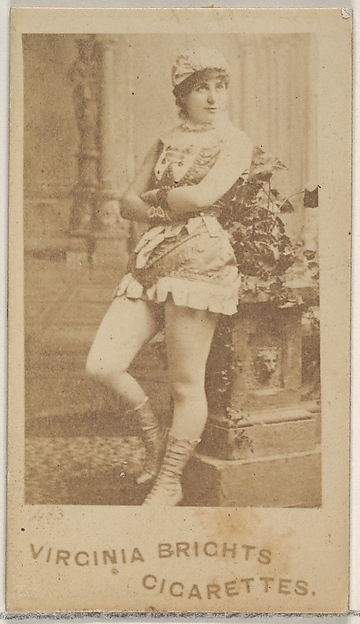Allen & Ginter, Card 483, from the Actors and Actresses series (N45, Type 5) for Virginia Brights Cigarettes