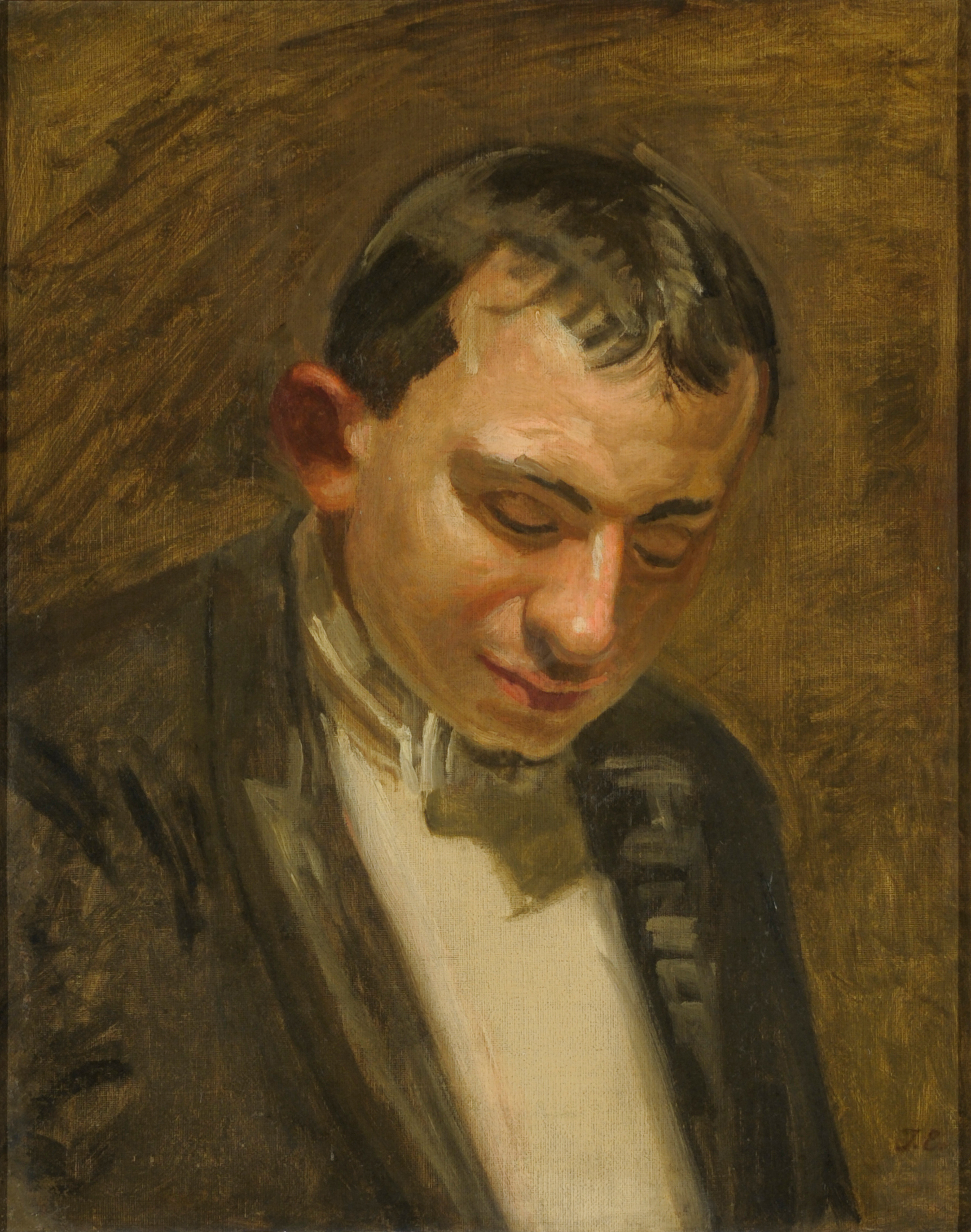 Thomas Eakins, Study for the Referee in "Taking the Count"