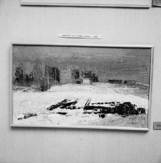 Knut Borg, Tavla. Konstnär: Inga Berg.