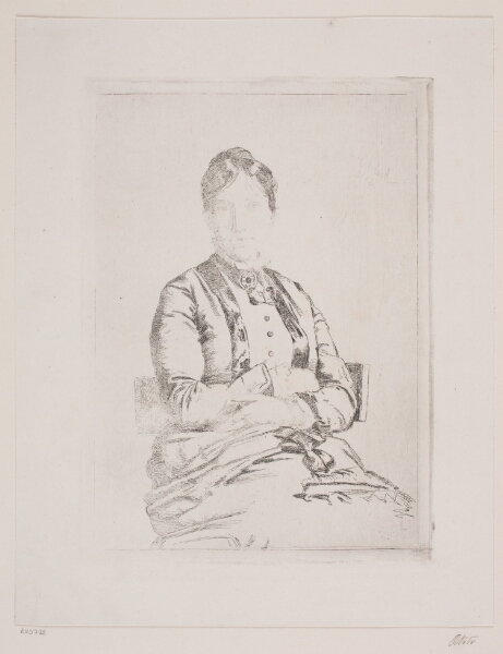Carl Bloch, Portræt af Alma Bloch