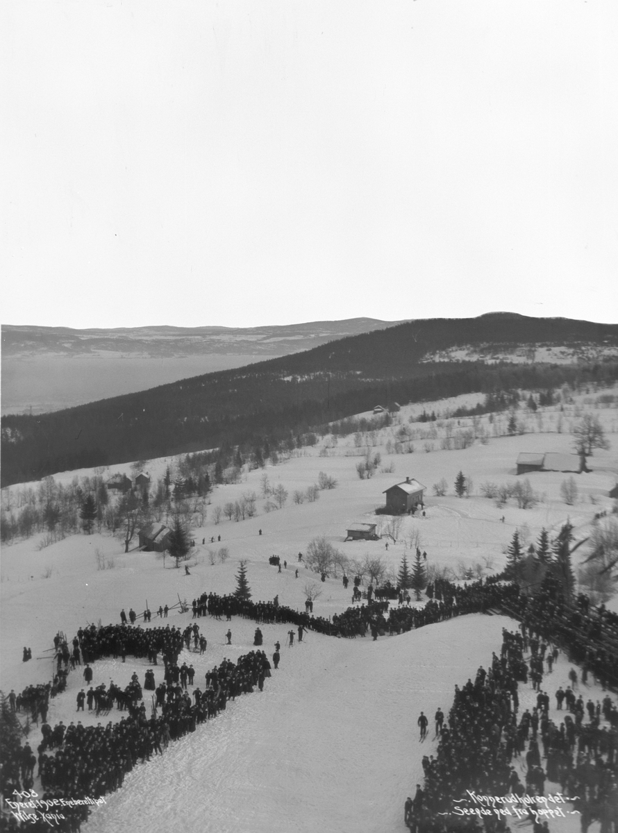 Anders Beer Wilse, Prot: Konnerudkolrendet sett fra hoppet Jan.1902